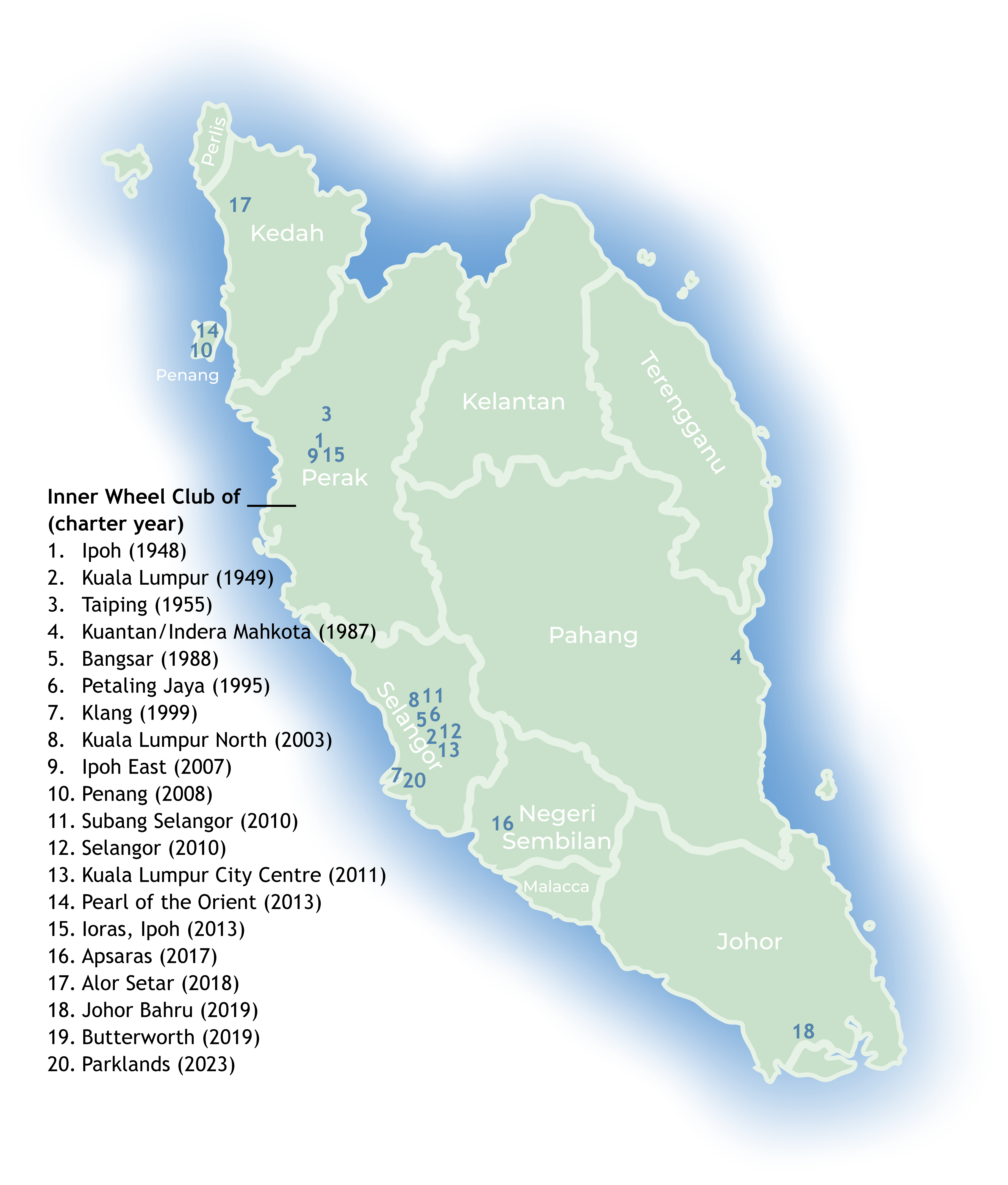 Map of District 330, West Malaysia. Map of District 330, West Malaysia.