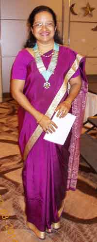 District Chairman Seetha Lakshmi