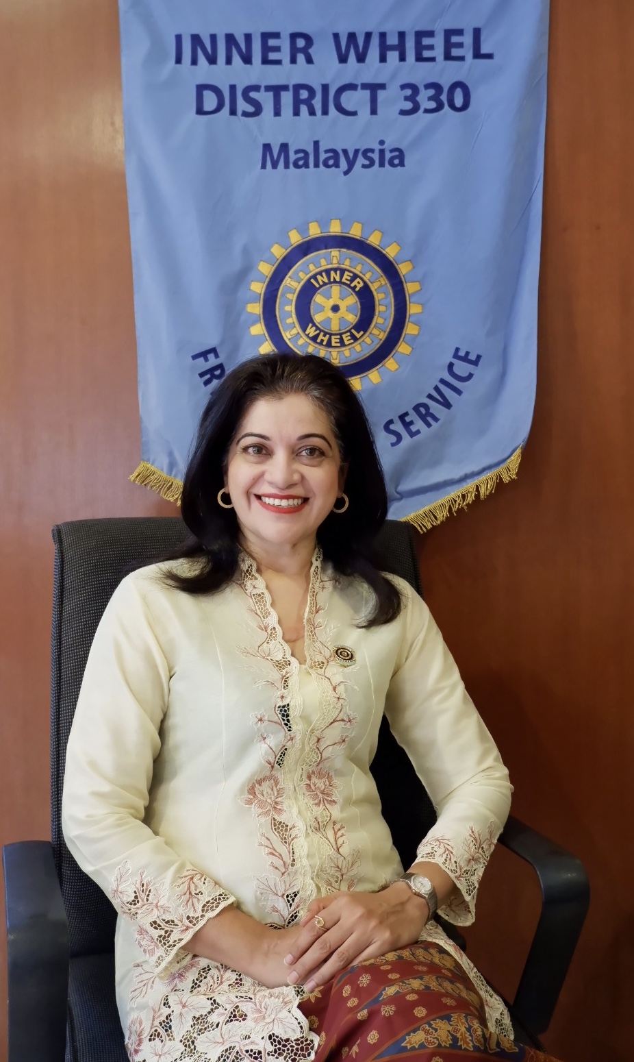 Mrs Shanti Menon, District Chairman 2020-2021
