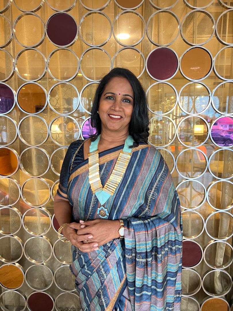 Vimalavathi Thayaman Pillai, District 330 Chairman, 2024-2025