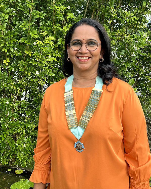 Vimalavathi Thayaman Pillai, District 330 Chairman, 2024-2025