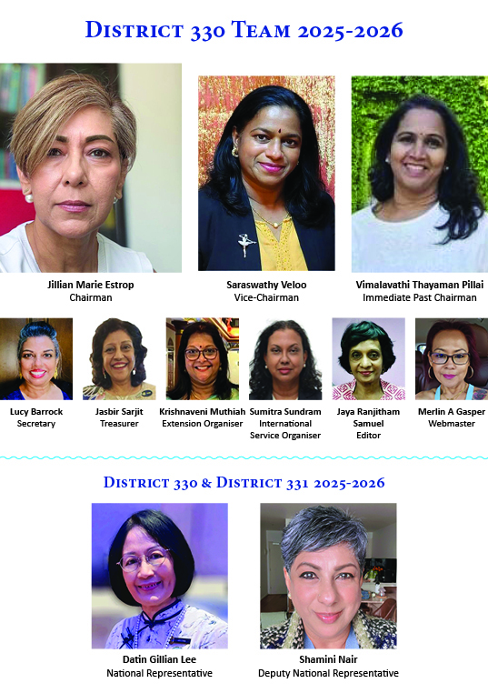 Inner Wheel District 330, 2025-2026 Team